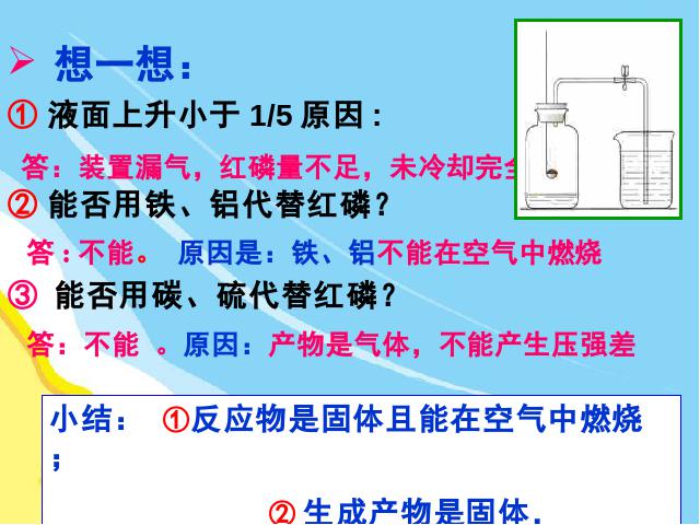 初三上册化学化学我们周围的空气期末总复习教研课第5页