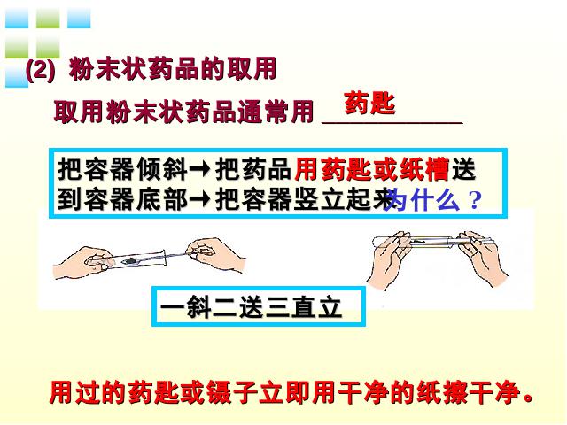 初三上册化学化学第一单元走进化学世界期末总复习ppt原创课件（）第9页