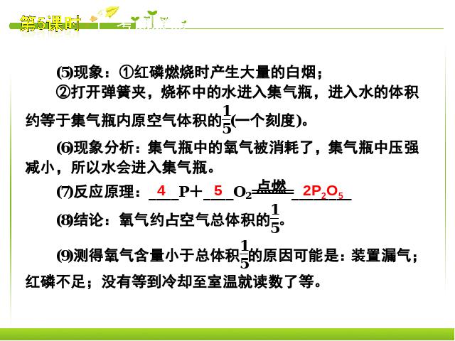 初三上册化学化学我们周围的空气期末总复习ppt比赛获奖教学课件第7页