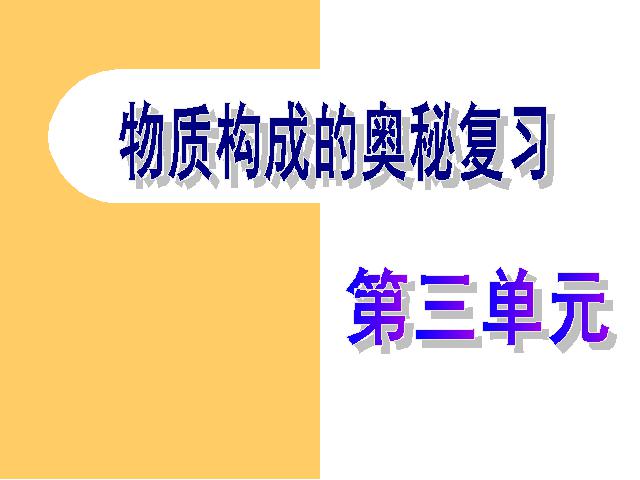 初三上册化学物质构成的奥秘期末总复习化学公开课第1页