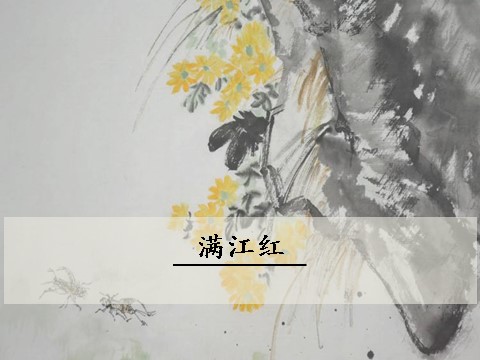 初三下册语文（旧人教版）满江红第1页