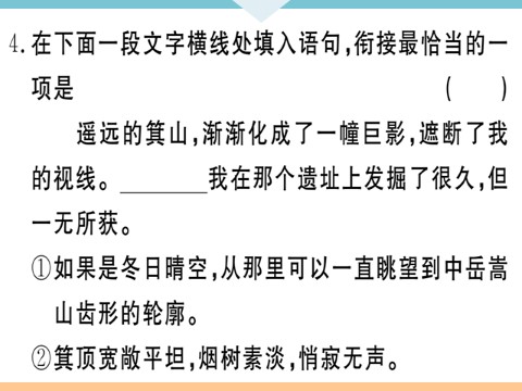 初三下册语文（旧人教版）14 山水画的意境 每课习题第8页