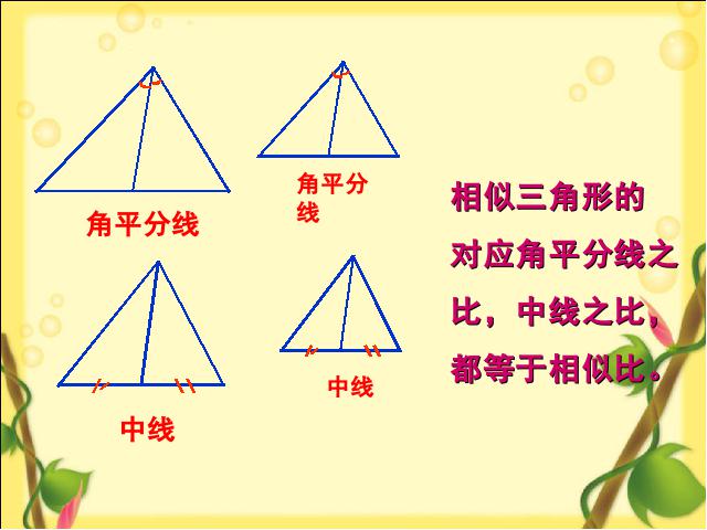 初三下册数学初中数学ppt《27.2相似三角形的性质》课件第7页