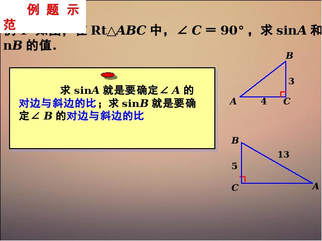 初三下册数学数学《28.1锐角三角函数》第10页