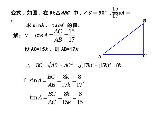 初三下册数学数学《28.1锐角三角函数》下载第3页