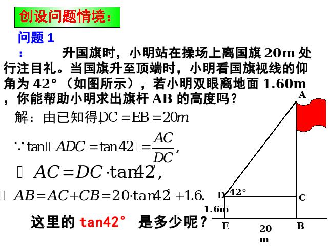 初三下册数学课件《28.1锐角三角函数》（数学）第1页