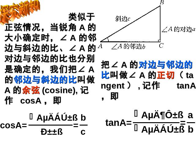 初三下册数学《28.1锐角三角函数》数学第6页