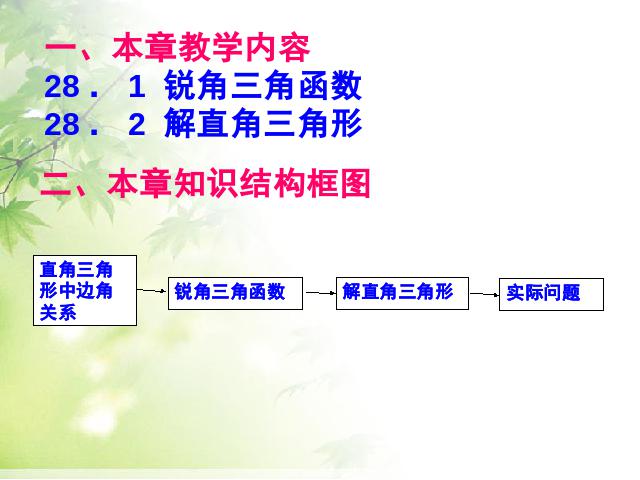 初三下册数学《锐角三角函数复习题28》数学第3页