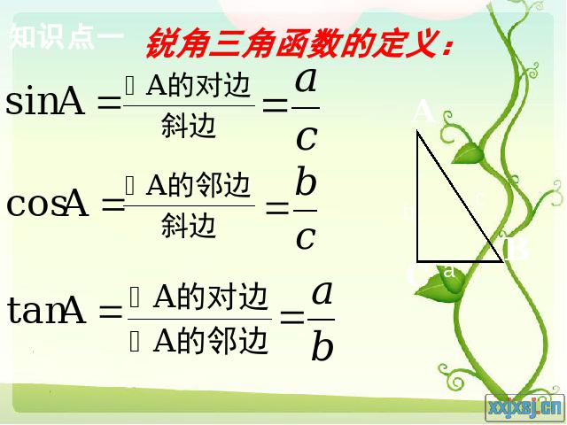 初三下册数学初中数学《锐角三角函数复习题28》ppt课件下载第3页