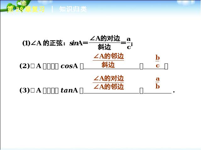 初三下册数学数学《锐角三角函数复习题28》下载第3页