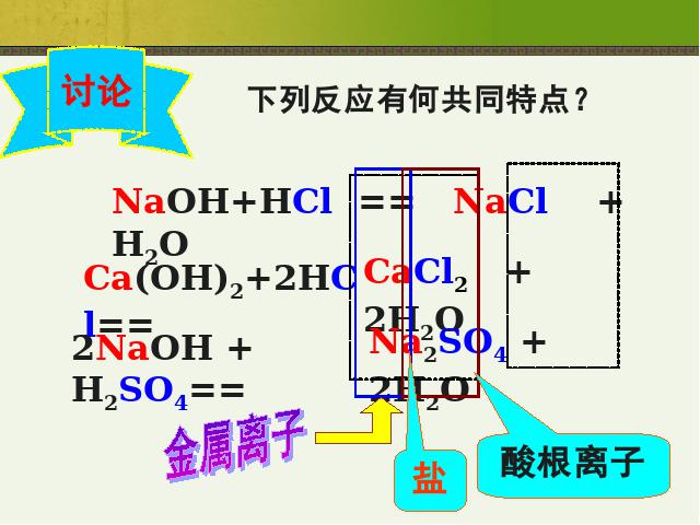 初三下册化学化学《课题2酸和碱的中和反应》第10页