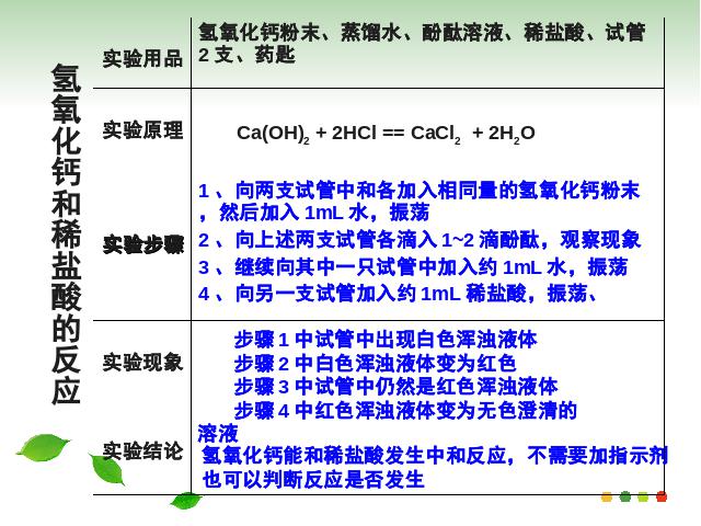 初三下册化学《实验活动6酸碱的化学性质》化学第10页