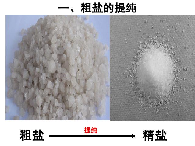 初三下册化学《实验活动8:粗盐中难溶性杂质的去除》化学第7页