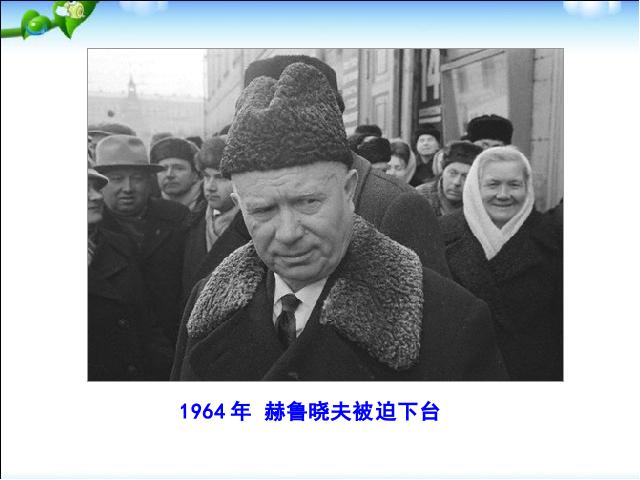 初三下册历史《第10课:苏联的改革与解体》历史第10页